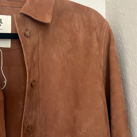 Sezane Will Brown Suede Jacket - Picture 5 of 12